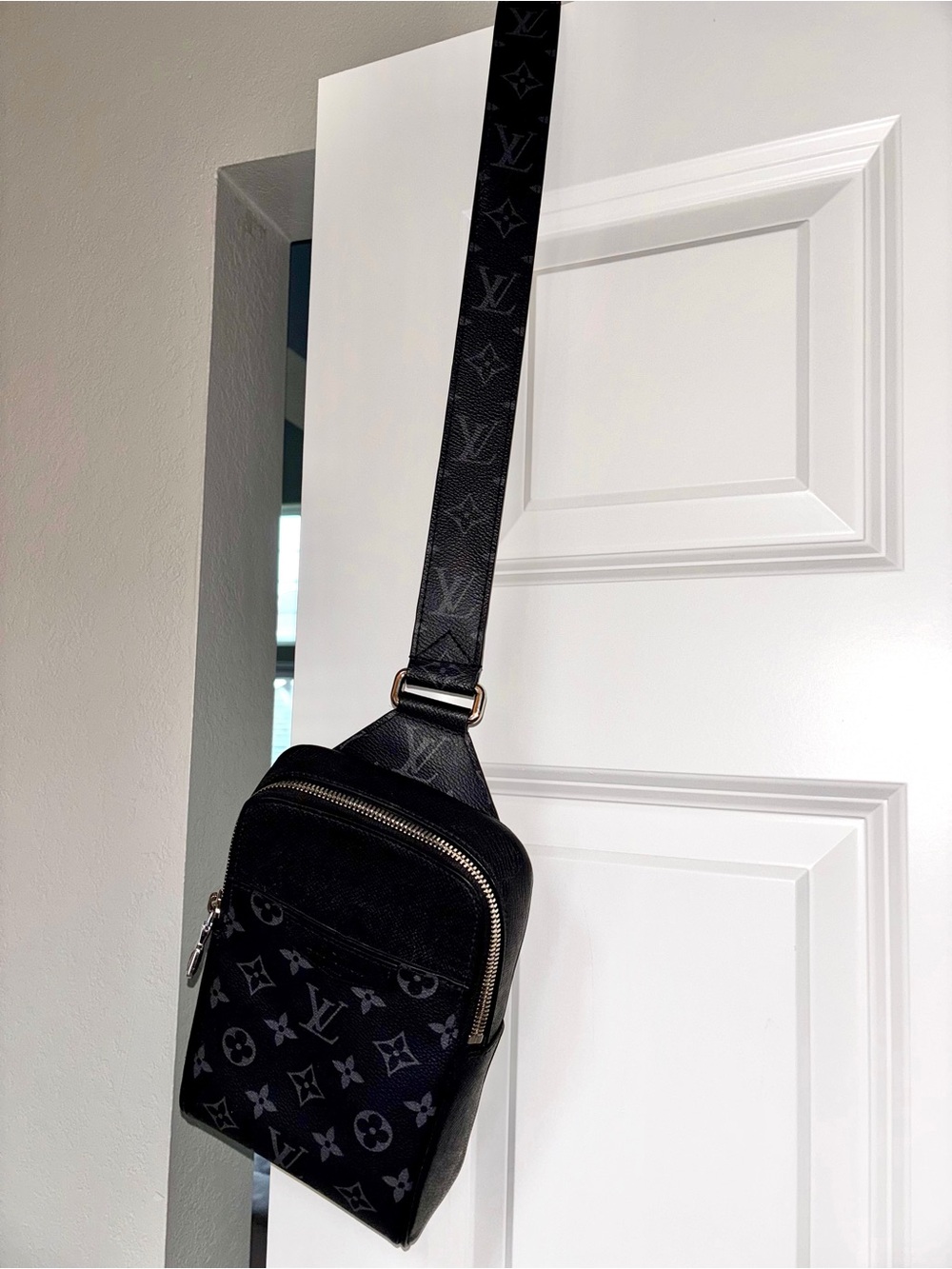 Louis Vuitton Black Monogram Compact Belt Bag